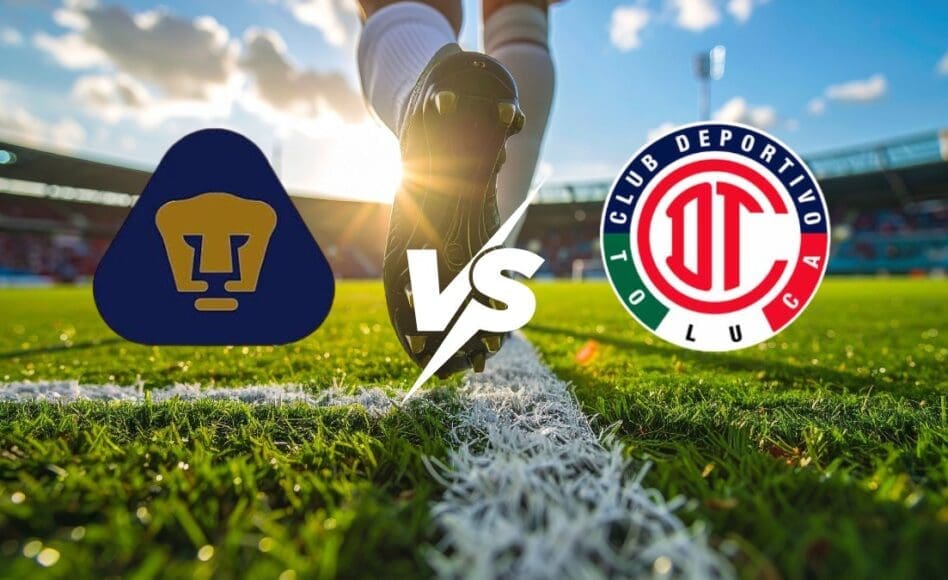 Pumas UNAM contra Toluca -Torneo Liga MX Primera División- 3 de Marzo (21:10 hora local)