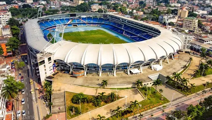 Estadio. América de Cali contra Pereira