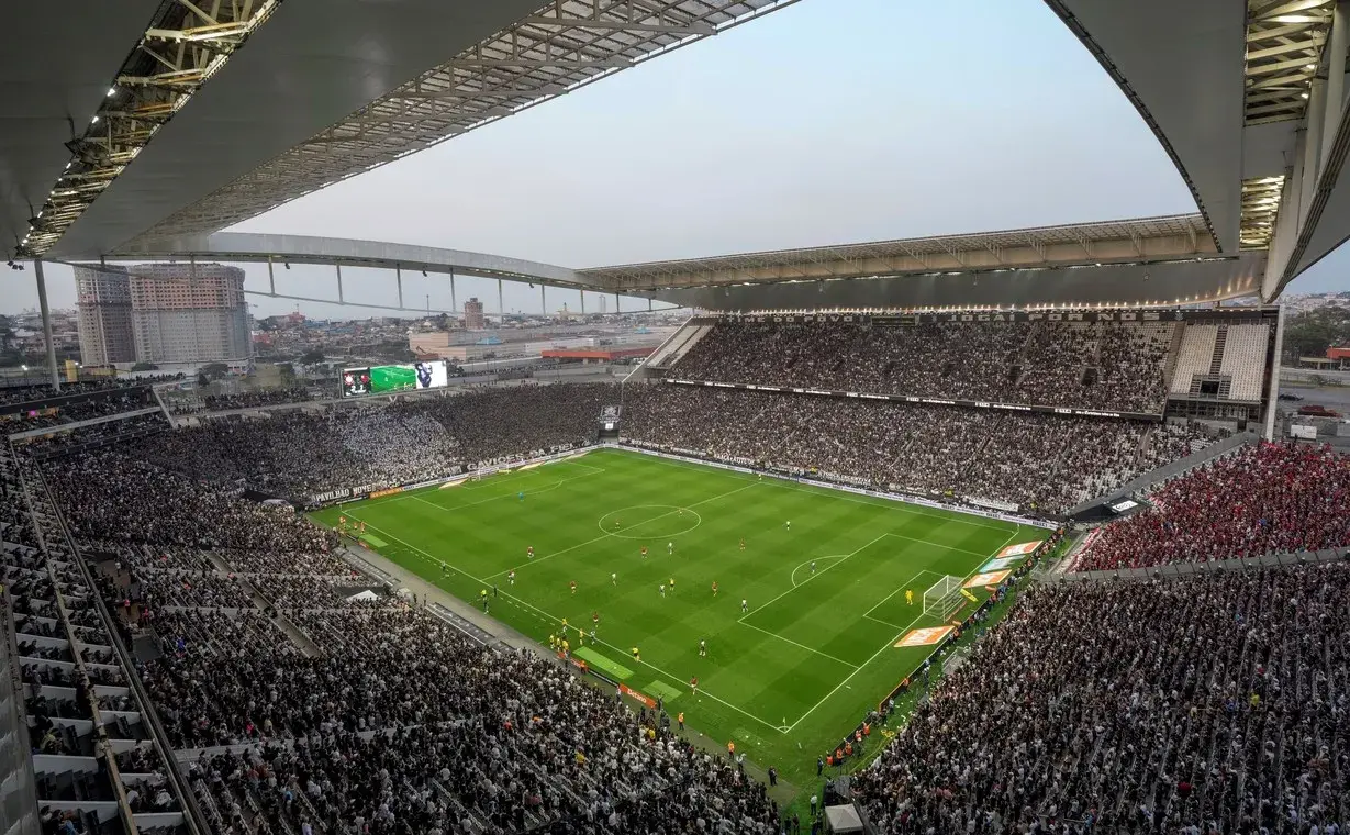 Estadio. Corinthians contra Vasco da Gama