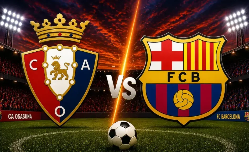 Osasuna contra Barcelona -La Liga- 2 de Mayo (21:00 hora local)