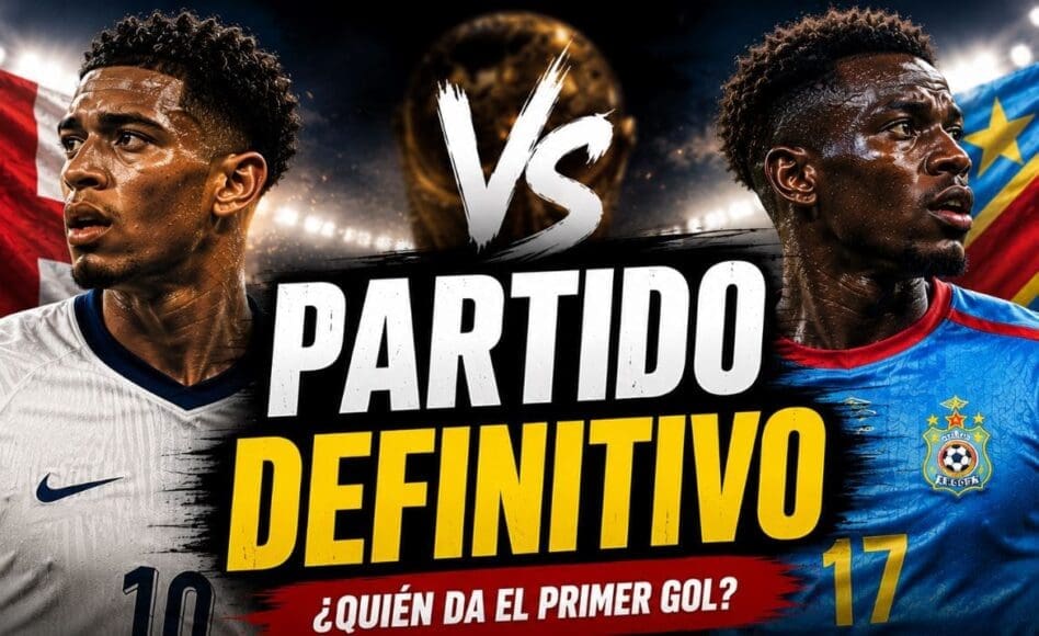 Inglaterra vs RD del Congo Menos de 2.5 Goles @1.90