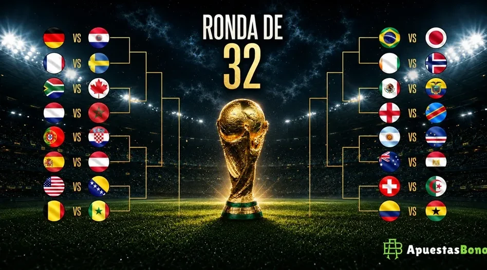 Clasificados a 16avos del Mundial 2026 y el calendario que está que arde