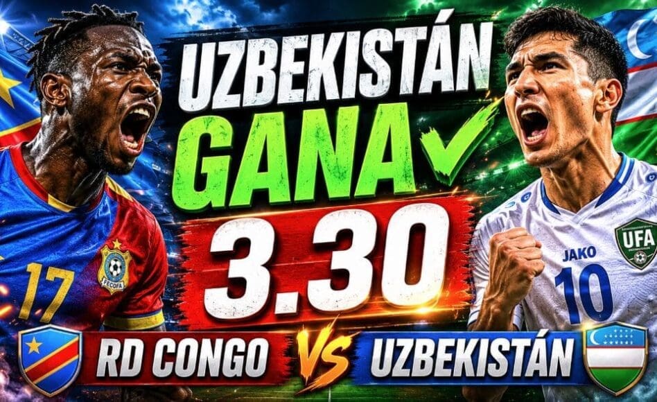 RD Congo vs Uzbekistán – gana Uzbekistán @3.30