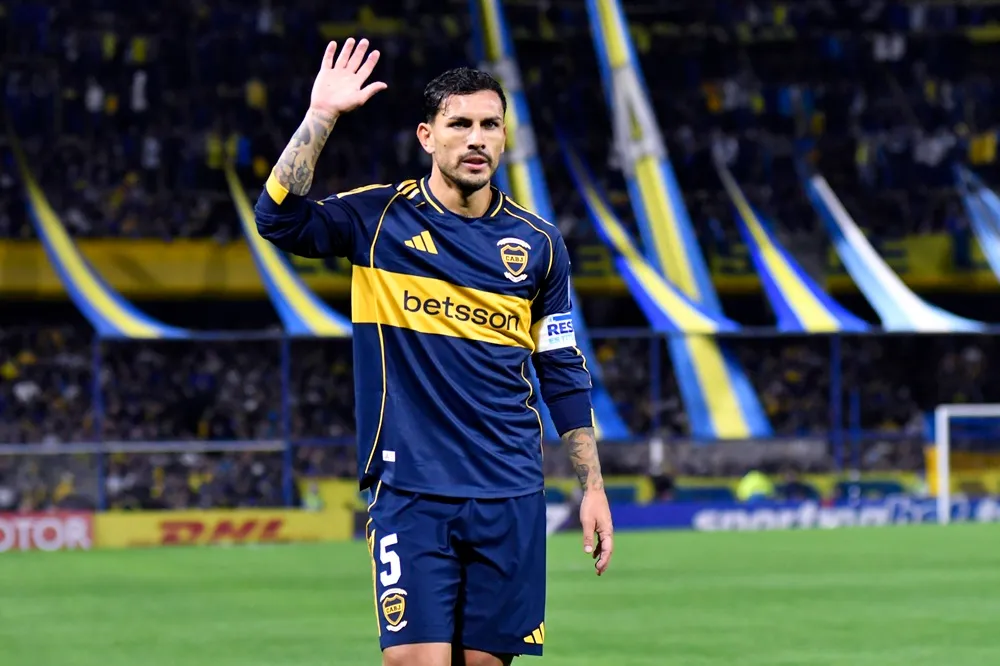 Leandro Paredes durante el partido de Boca contra O’Higgins por la Copa Sudamericana Leandro Paredes durante el partido de Boca contra O’Higgins por la Copa Sudamericana