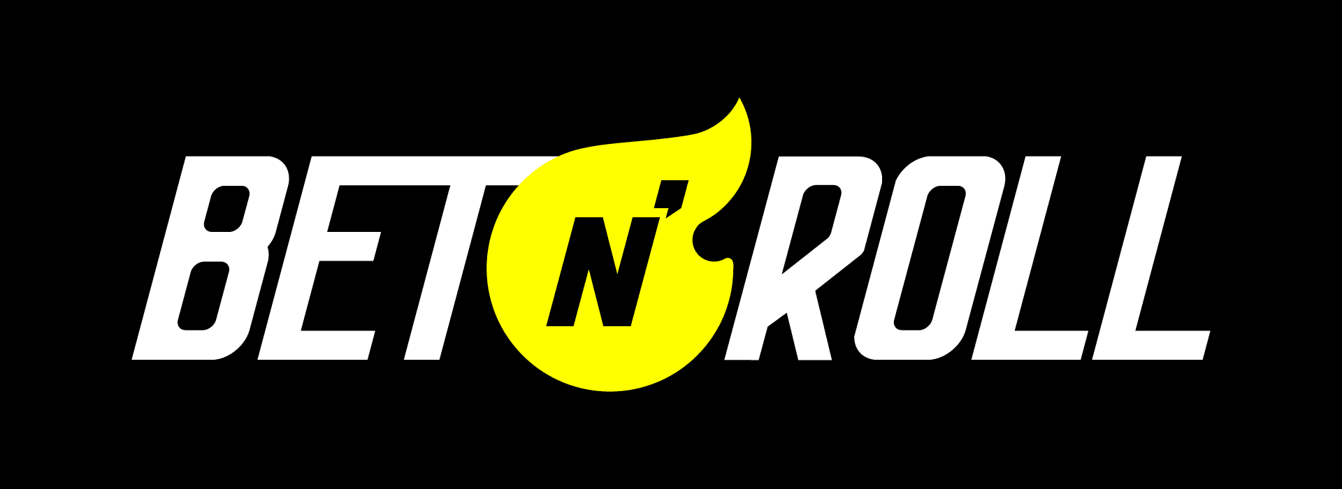 BetnRoll_Logo blanco y amarillos_ Fondo negro