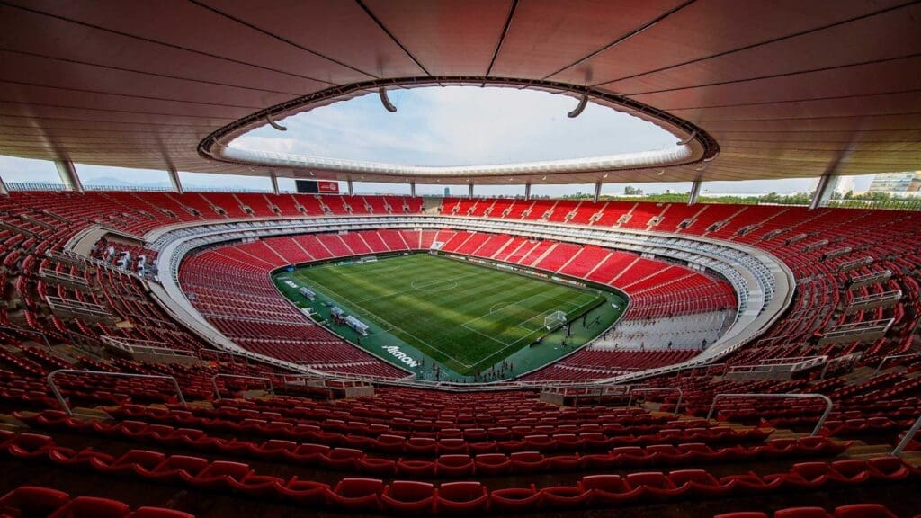 Estadio. Guadalajara contra Pachuca