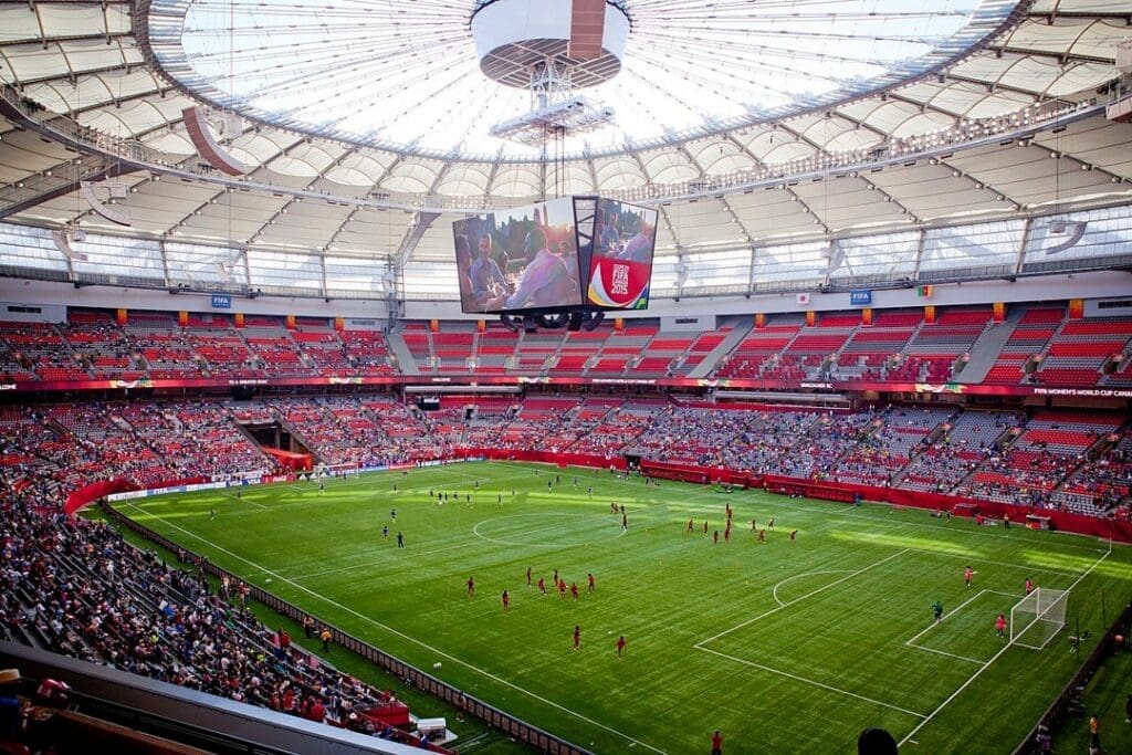 Estadio. Vancouver contra Real Salt Lake