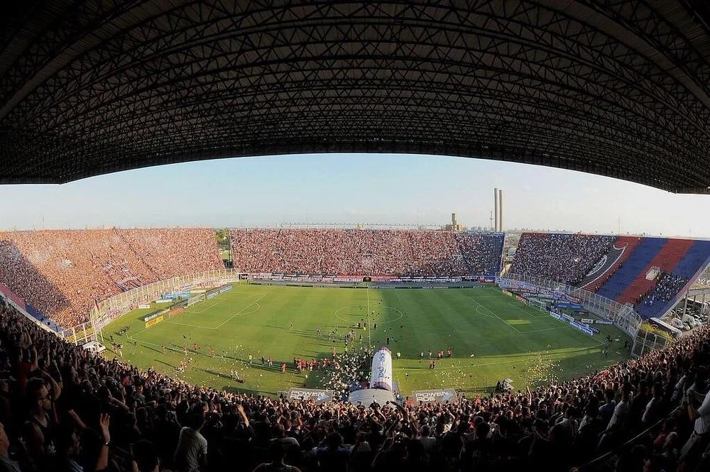 Estadio. San Lorenzo contra Santos