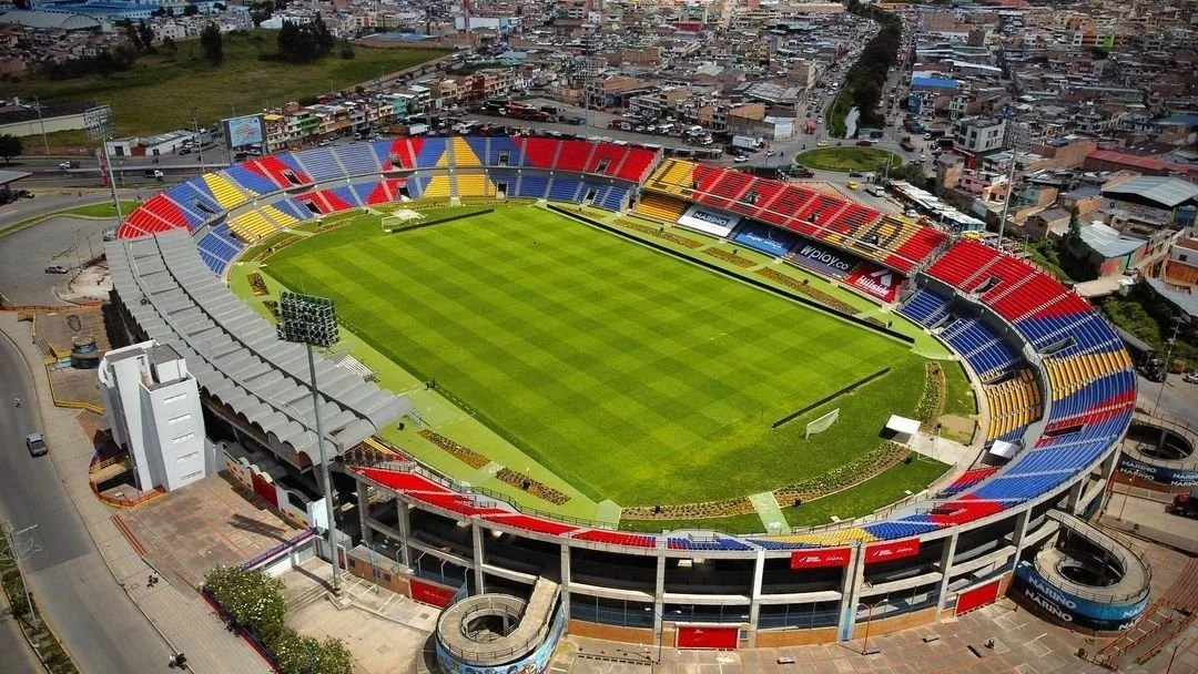 Estadio. Deportivo Pasto contra Tolima