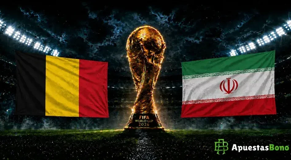 Bélgica contra Irán – Grupo G del Mundial, 21 de junio de 2026, 21:00 CET