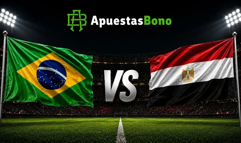 Brasil contra Egipto –Amistoso Internacional 2026– 6 de Junio (18:00 hora local)
