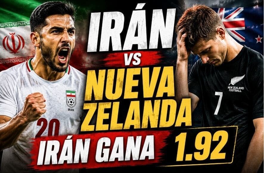 Irán vs Nueva Zelanda – Irán vence a Nueva Zelanda @ 1.92