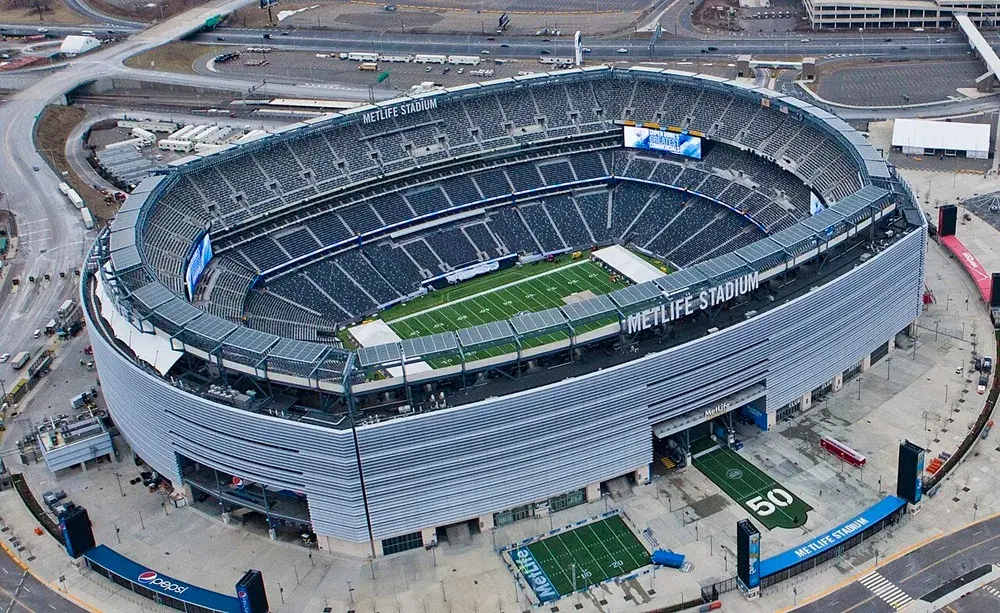 Francia contra Suecia juegan en el MetLife Stadium, East Rutherford, en Nueva Jersey.