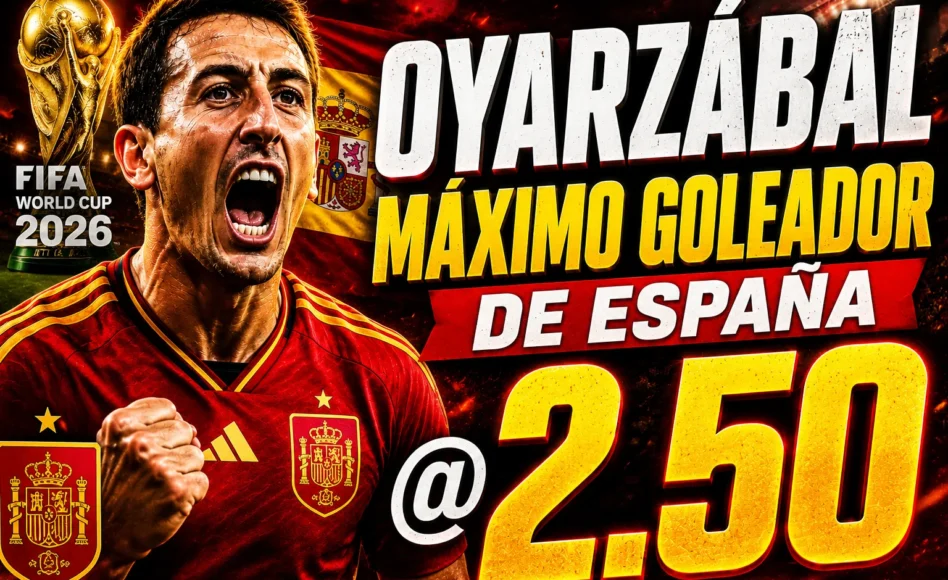 Mikel Oyarzábal máximo goleador de España @2.50