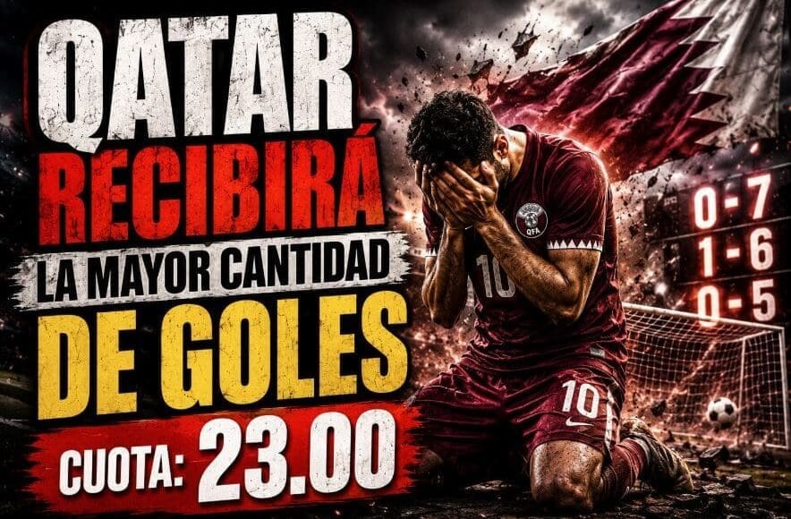 Qatar recibirá la mayor cantidad de goles de todos los equipos en la Fase de Grupos de la Copa del Mundo @23.00