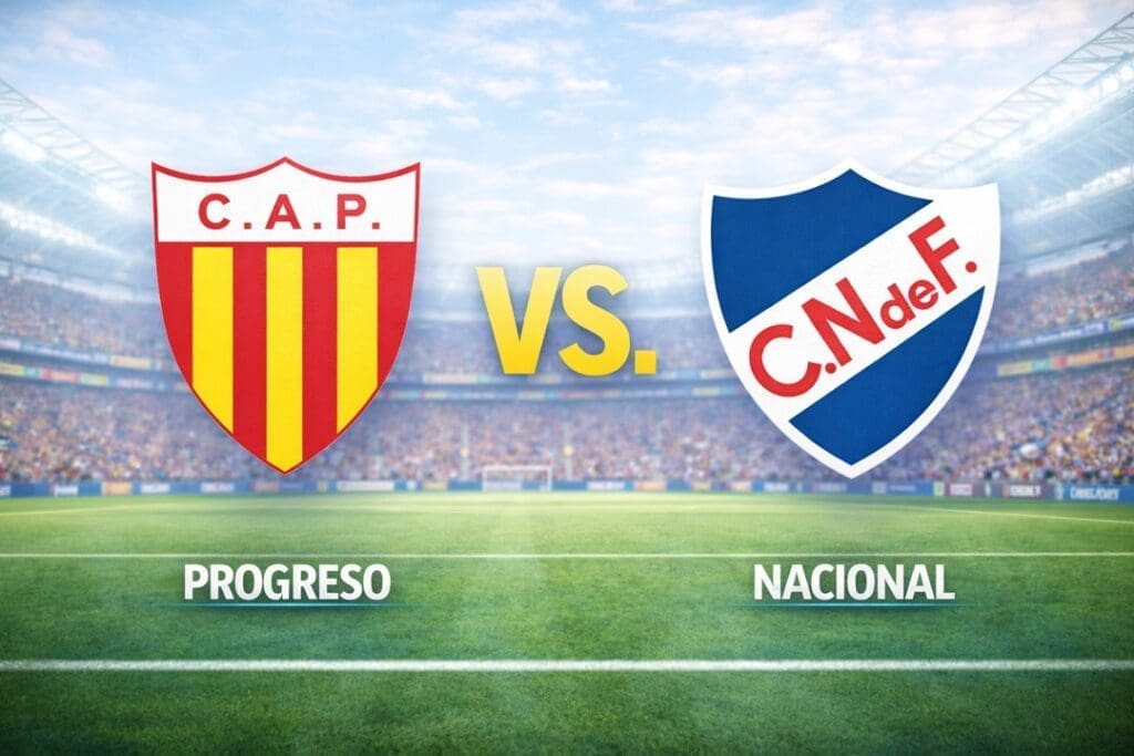 Progreso contra Nacional