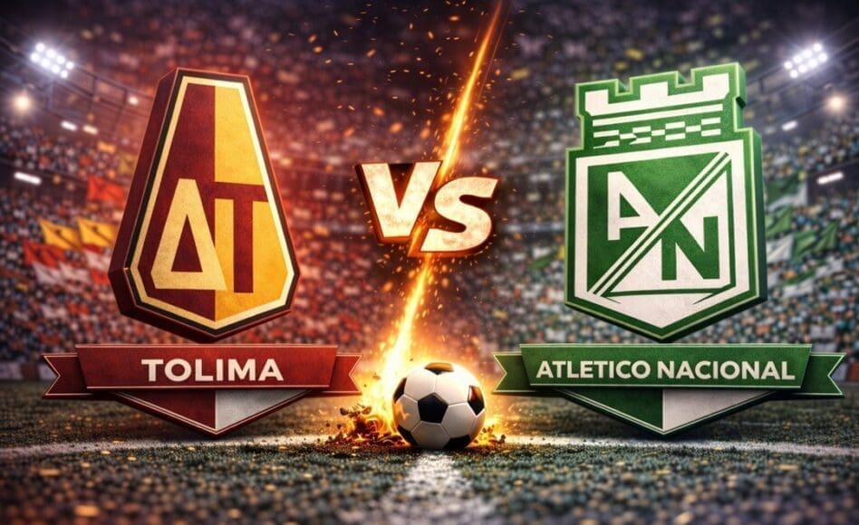 Tolima contra Atlético Nacional –Liga BetPlay Apertura 2026– 1 de marzo (20:30 hora local)