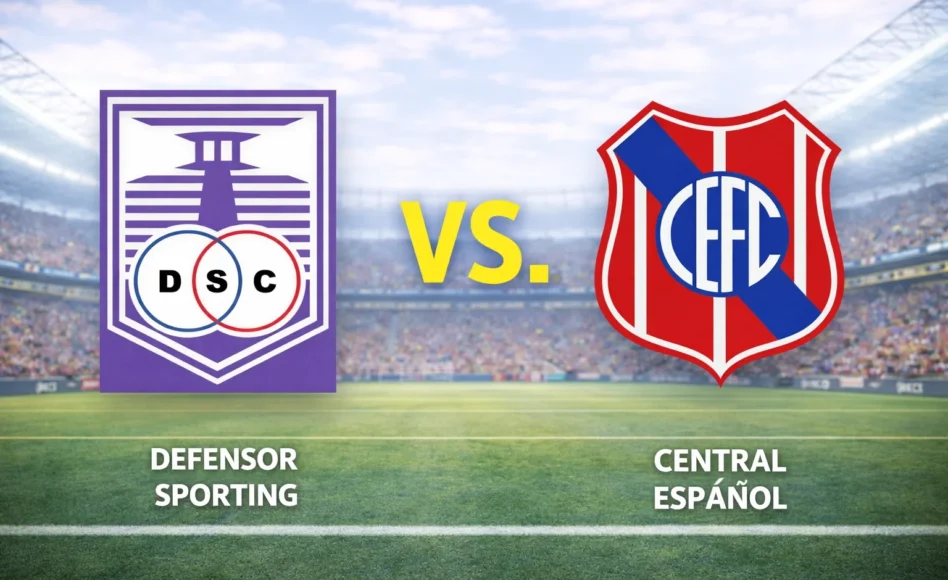 Defensor Sporting contra Central Español –Liga Uruguaya Apertura 2026– 8 de Marzo (20:00 hora local)