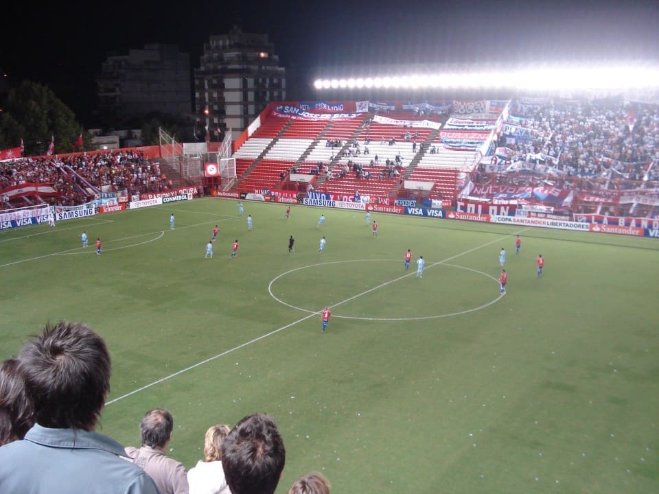 Estadio. Argentinos Juniors contra Lanús