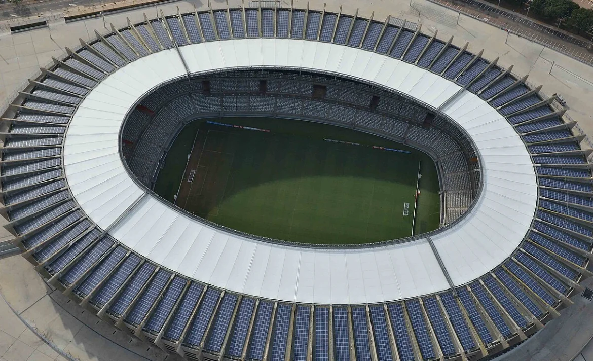 Estadio. Cruzeiro contra Boca Juniors