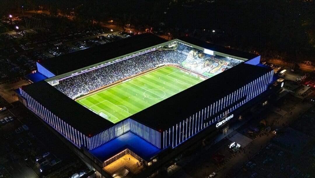 Estadio. Universidad Católica contra Boca Juniors