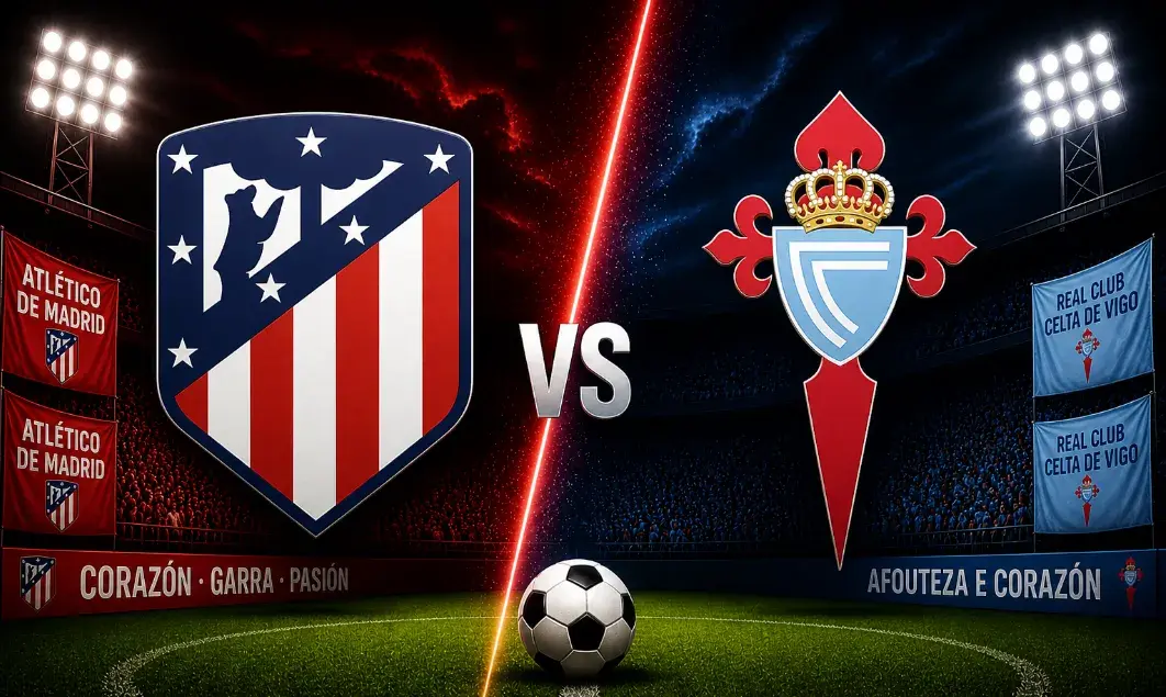 Atlético de Madrid contra Celta de Vigo