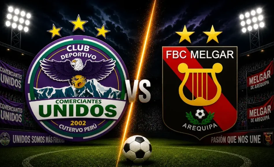 Comerciantes Unidos contra Melgar -Liga 1 Perú- 10 de Mayo (15:15 hora local)