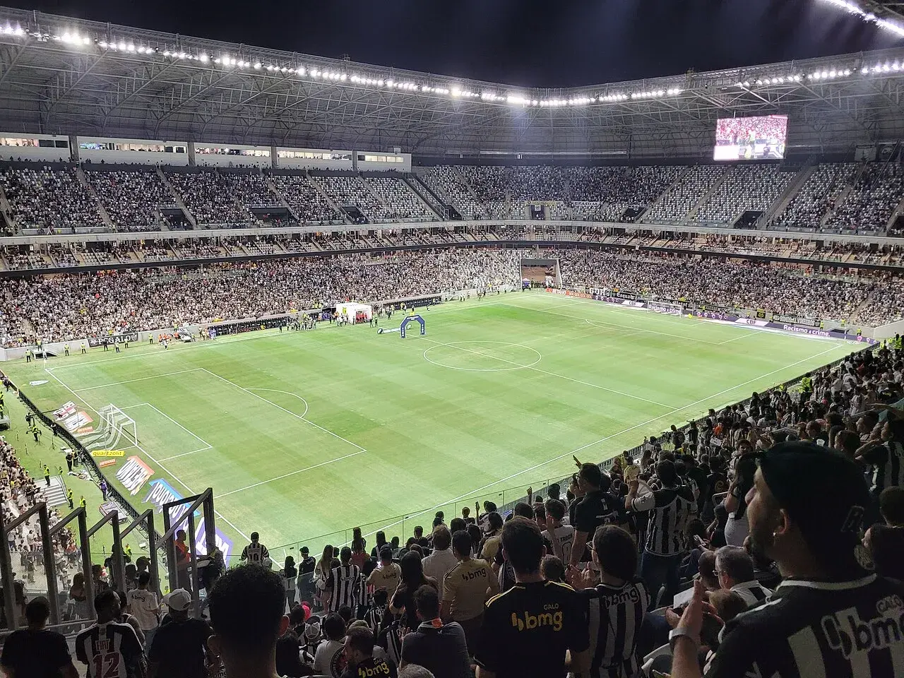 Estadio. Atlético Mineiro contra Mirassol