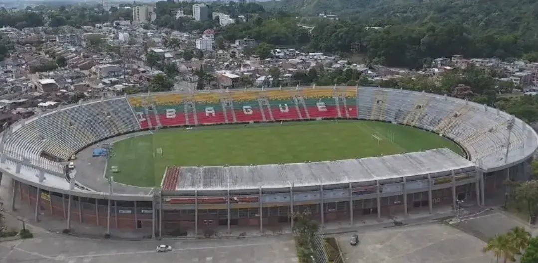 Estadio. Tolima contra Atlético Nacional