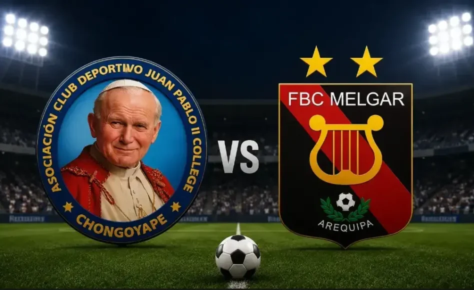 Juan Pablo II contra Melgar -Liga 1 Perú- 22 de Mayo (15:00 hora local)
