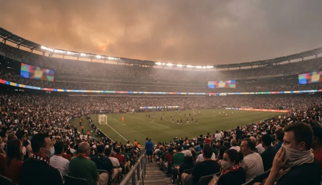 La contaminación atmosférica y el humo de los incendios forestales son factores impredecibles para la copa del mundo 2026 La contaminación atmosférica y el humo de los incendios forestales son factores impredecibles para la copa del mundo 2026