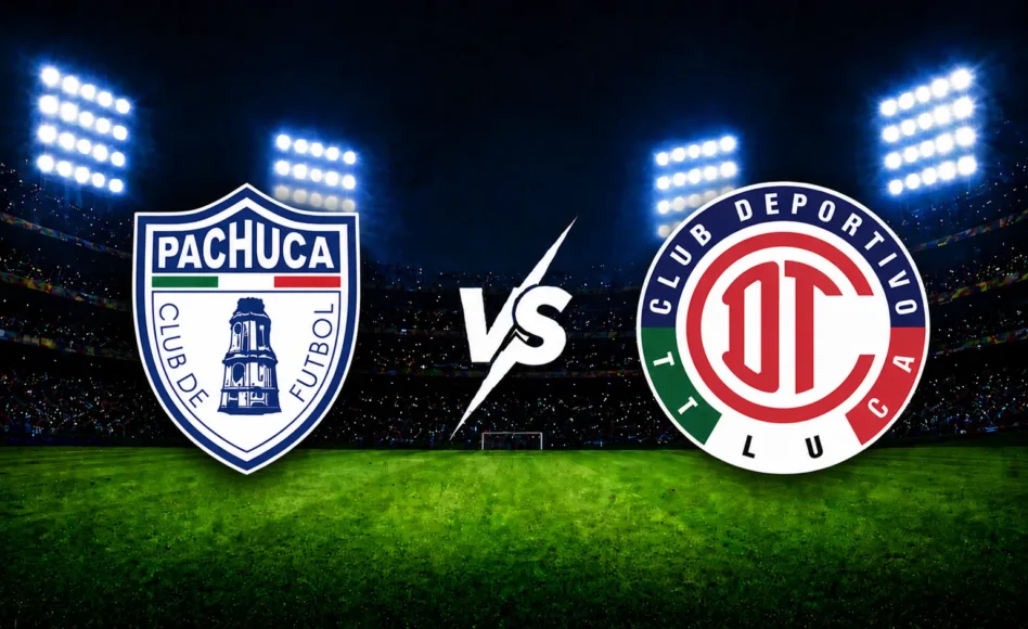 Pachuca contra Toluca – Cuartos de Final Vuelta- Liga MX Primera División- 10 de Mayo (17:00 hora local)