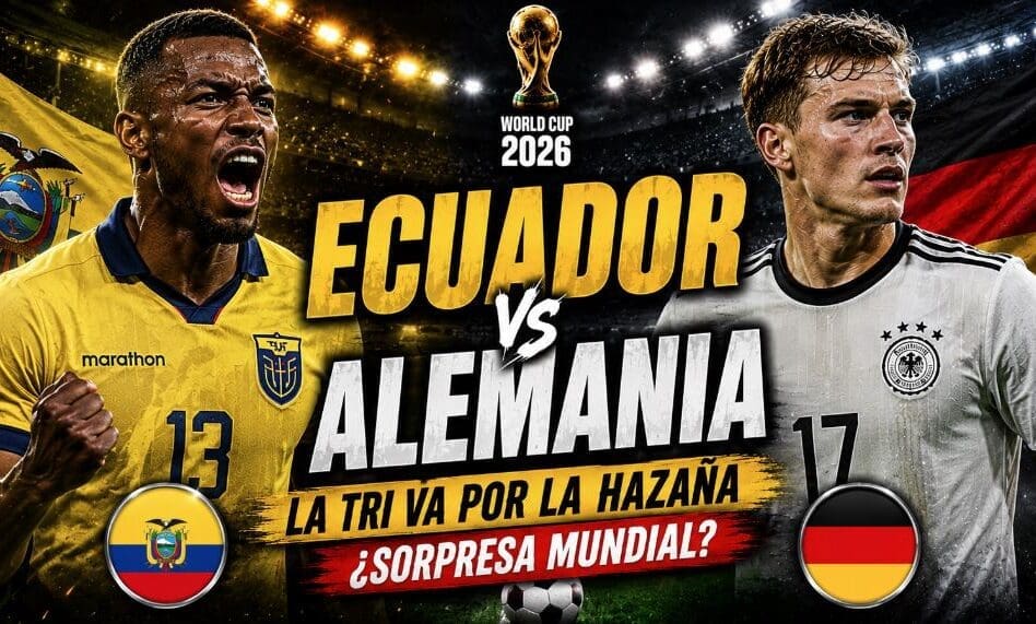 Ecuador vs Alemania – Ecuador vence a Alemania @3.60