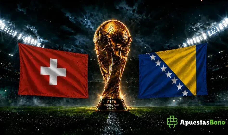 Suiza contra Bosnia-Herzegovina -Copa Mundial 2026, Grupo B- 18 de Junio (21:00 horas)
